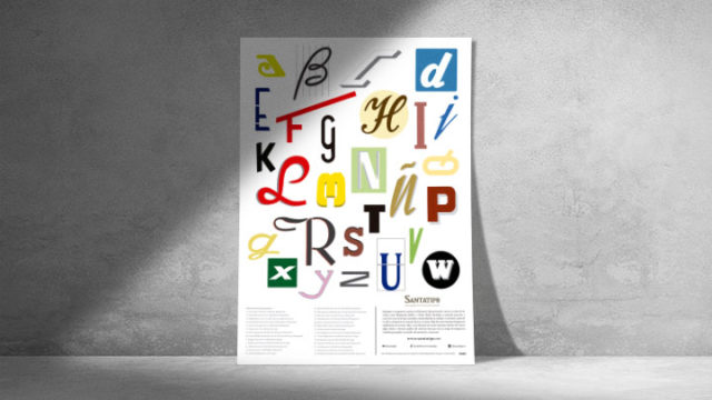 Poster Abecedario Ed. Crowdfunding
