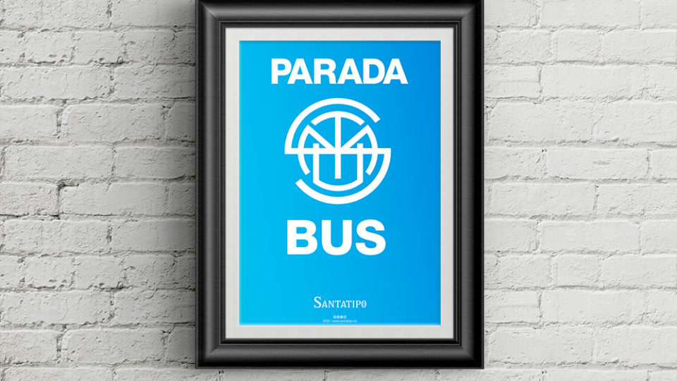 [póster A5] Placa Parada del SMTU