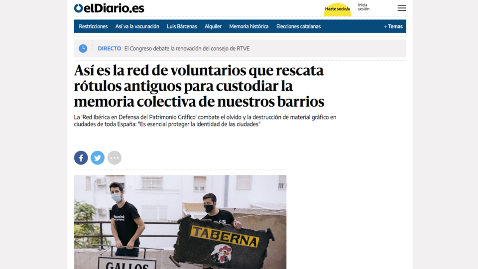 Reportaje en el Diario.es